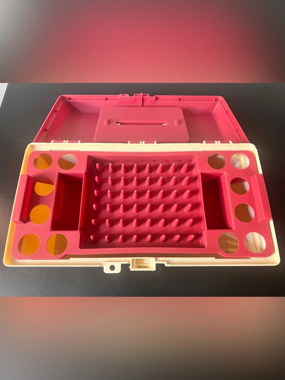 Wilton Cake Decorating Tool Caddy Organizer Tool Case Container Box #409-860